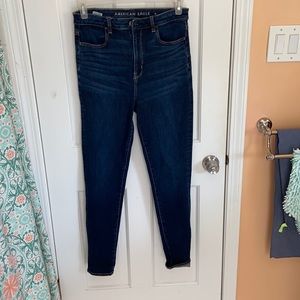 AE sky high rise jeans